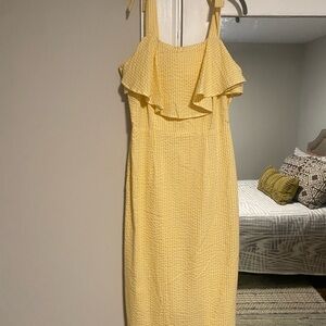 a new day Sunny Yellow Dress (Seersucker)